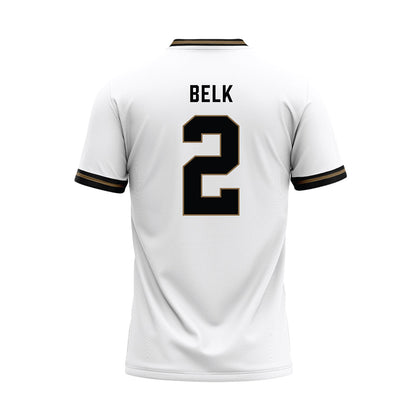 Wofford - NCAA Baseball : Ethan Belk - White Baseball Jersey-1