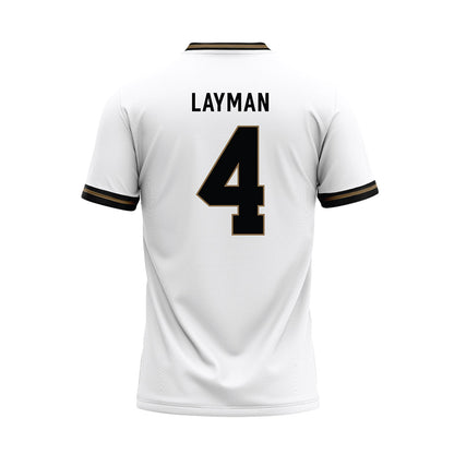  - NCAA Baseball : James Layman - White Baseball Jersey-1