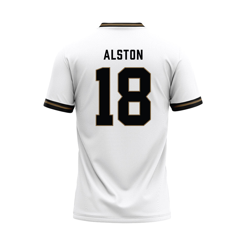 Wofford - NCAA Baseball : Miller Alston - White Baseball Jersey-1