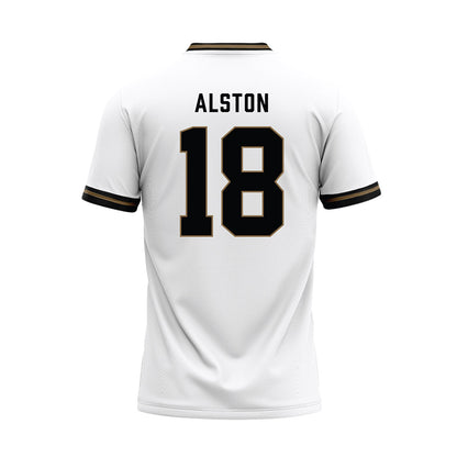 Wofford - NCAA Baseball : Miller Alston - White Baseball Jersey-1
