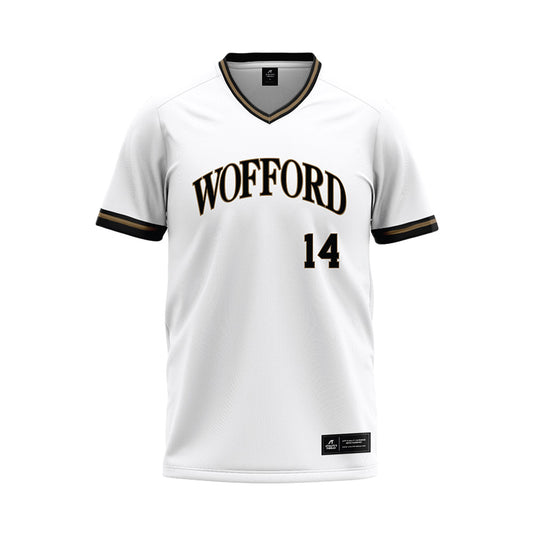 Wofford - NCAA Baseball : Ryan Wynn - White Baseball Jersey-0