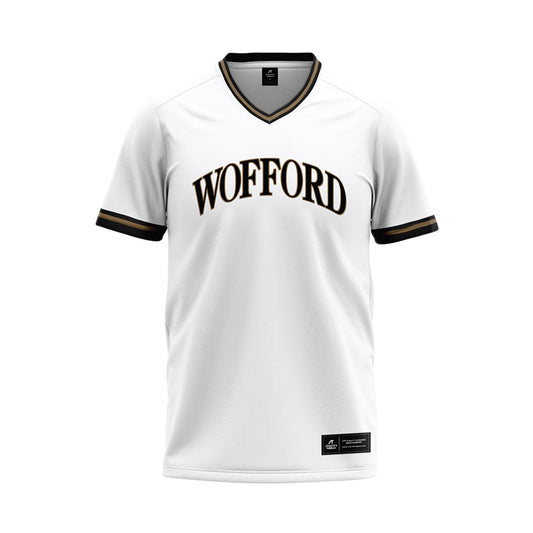 Wofford - NCAA Baseball : Tyler Bak - White Baseball Jersey-0