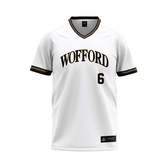 Wofford - NCAA Baseball : Andrew Mannelly - White Baseball Jersey-0