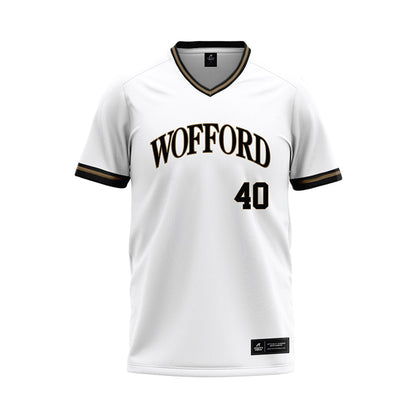 Wofford - NCAA Baseball : Cade Collins - White Baseball Jersey-0