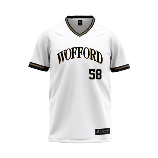 Wofford - NCAA Baseball : Bryce Harder - White Baseball Jersey-0