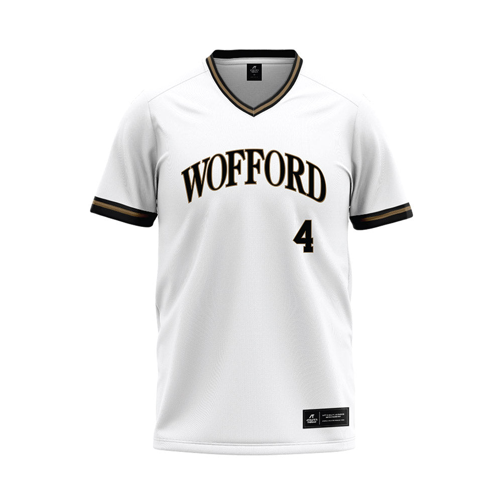  - NCAA Baseball : James Layman - White Baseball Jersey-0