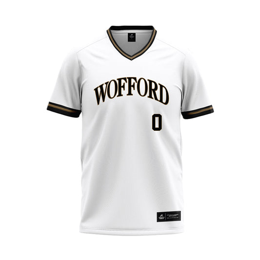 Wofford - NCAA Baseball : Logan Rembish - White Baseball Jersey-0