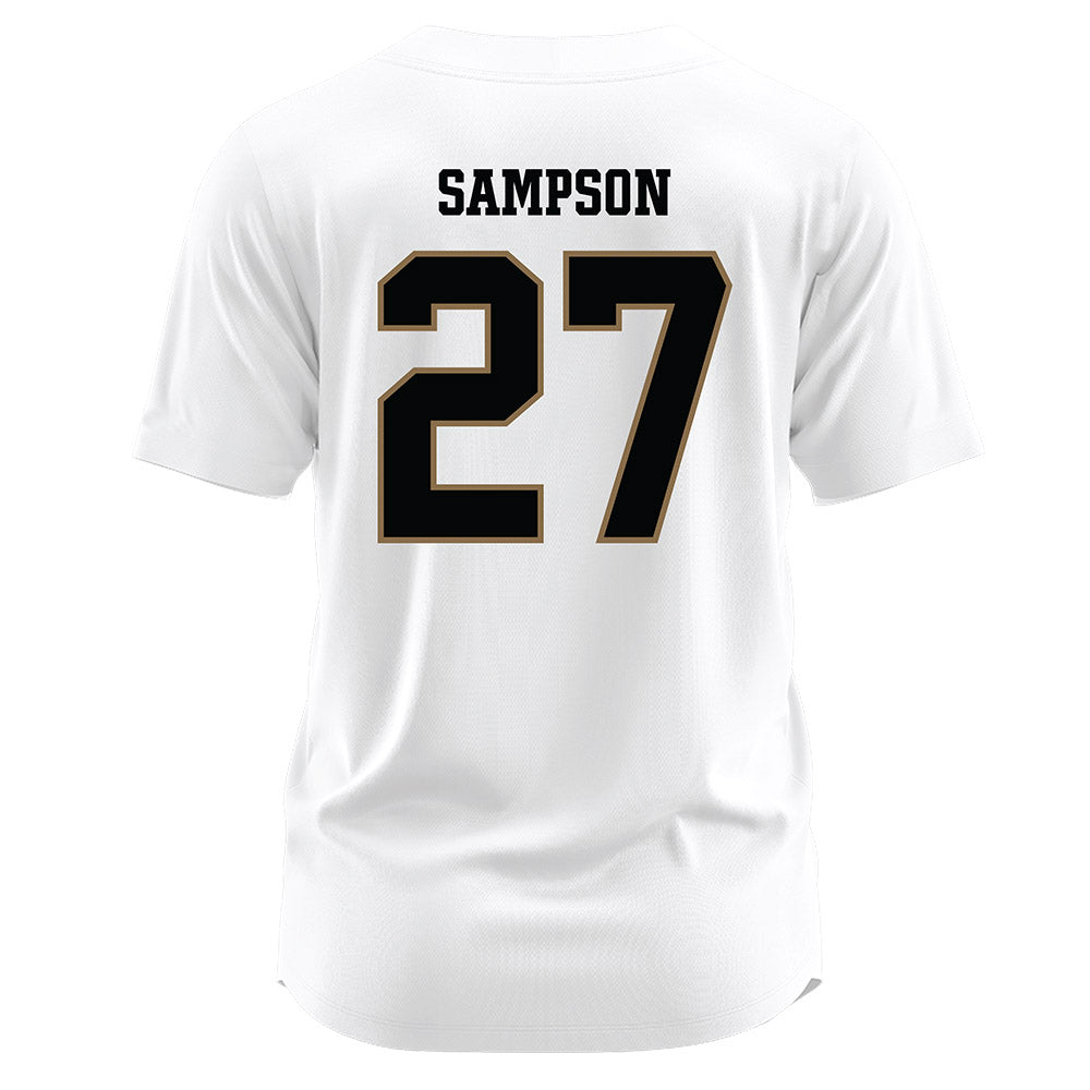  - NCAA Softball : Rivers Sampson - White Jersey-1
