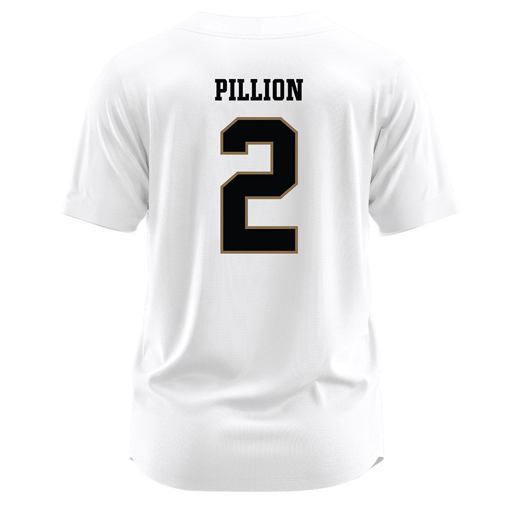 Wofford - NCAA Softball : Kacey Pillion - White Jersey-1