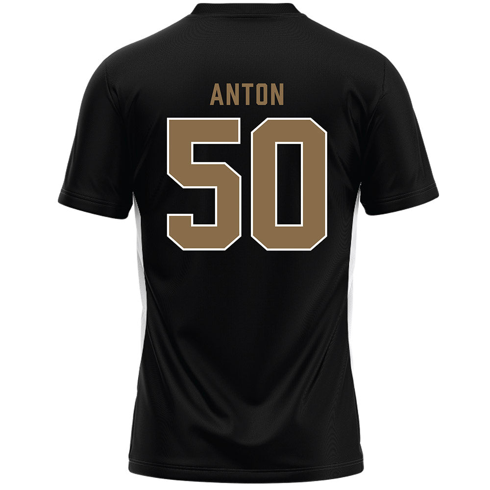 Wofford - NCAA Women's Lacrosse : Caroline Anton - Black Lacrosse Jersey -1