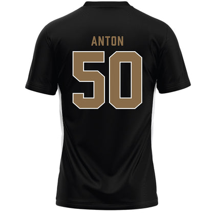 Wofford - NCAA Women's Lacrosse : Caroline Anton - Black Lacrosse Jersey -1