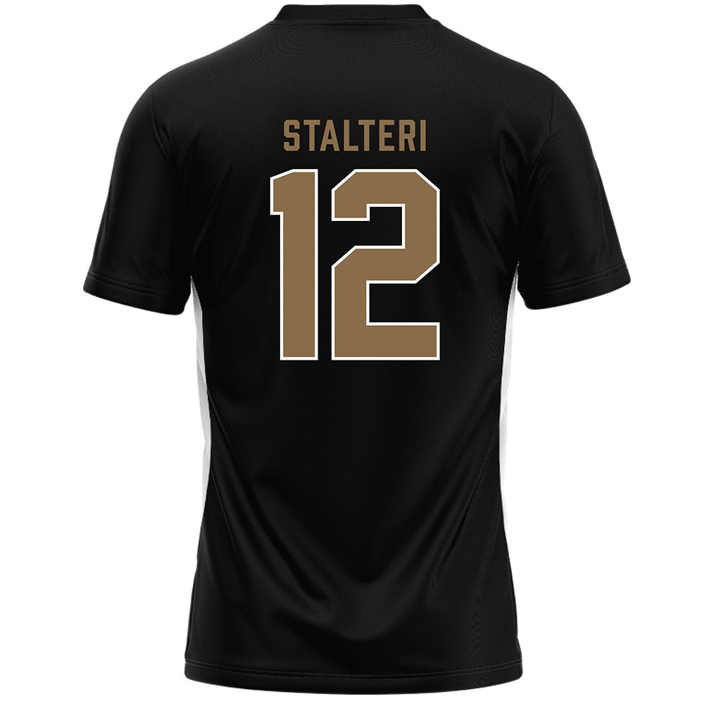 Wofford - NCAA Women's Lacrosse : Emma Stalteri - Black Lacrosse Jersey -1