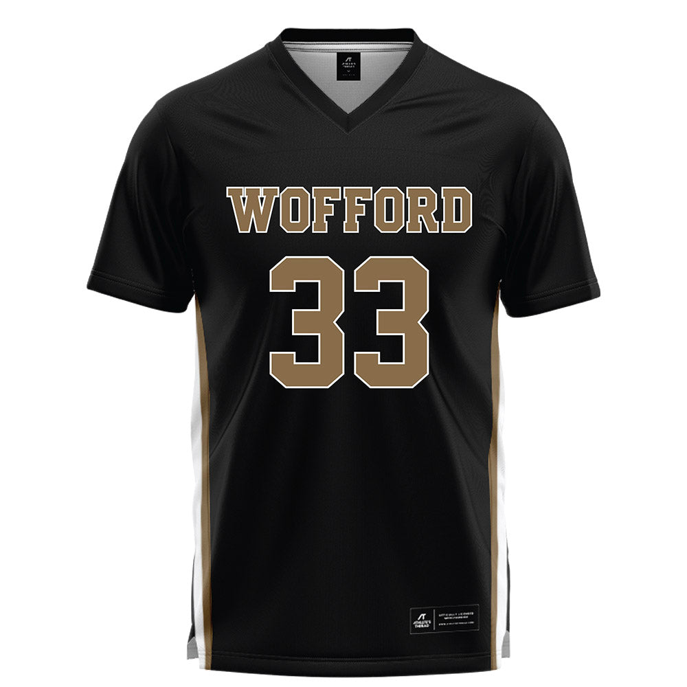 Wofford - NCAA Women's Lacrosse : Mia Leon - Black Lacrosse Jersey -0