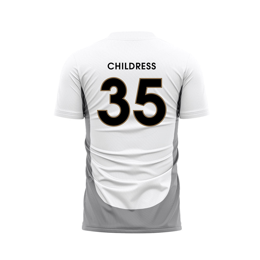 Wofford - NCAA Men's Soccer : Nate Childress - White Soccer Jersey-1