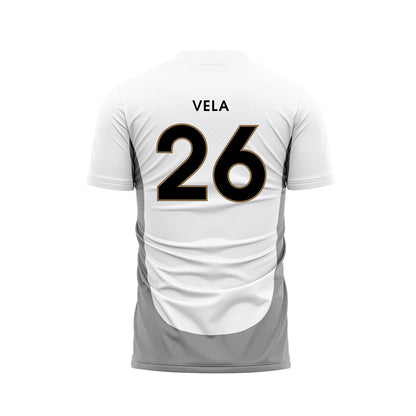 Wofford - NCAA Men's Soccer : Paolo Vela - White Soccer Jersey-1