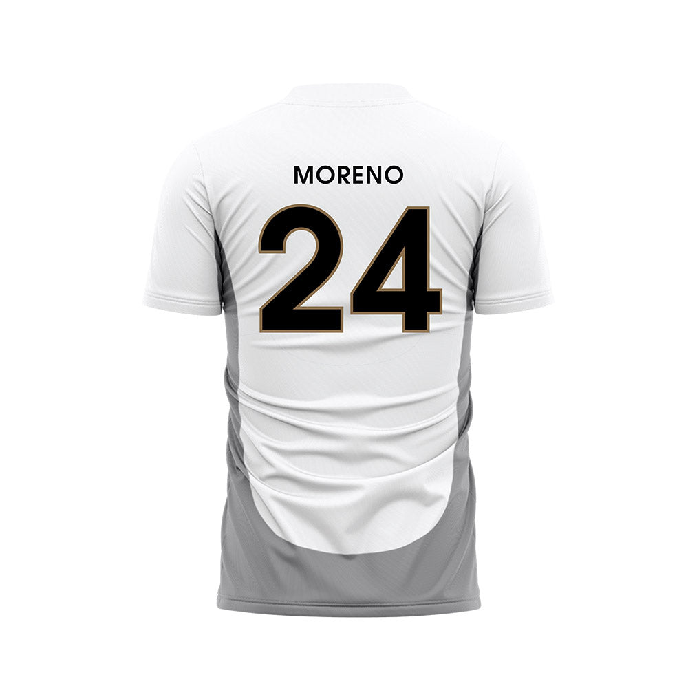 Wofford - NCAA Men's Soccer : Alejandro Moreno - White Soccer Jersey-1