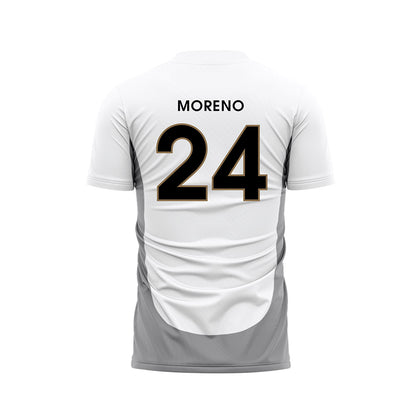 Wofford - NCAA Men's Soccer : Alejandro Moreno - White Soccer Jersey-1