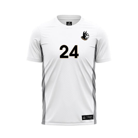 Wofford - NCAA Men's Soccer : Alejandro Moreno - White Soccer Jersey-0