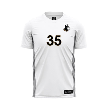 Wofford - NCAA Men's Soccer : Nate Childress - White Soccer Jersey-0
