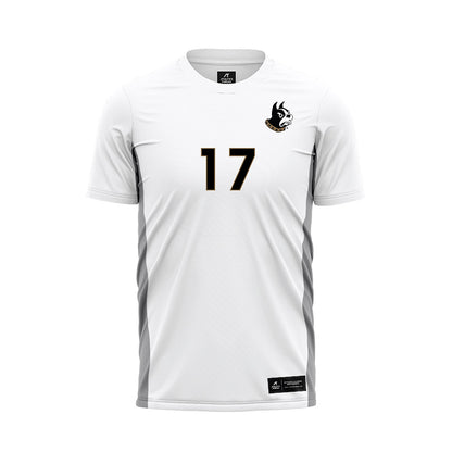 Wofford - NCAA Men's Soccer : Franklin Spires - White Soccer Jersey-0