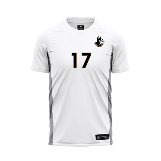 Wofford - NCAA Men's Soccer : Franklin Spires - White Soccer Jersey-0