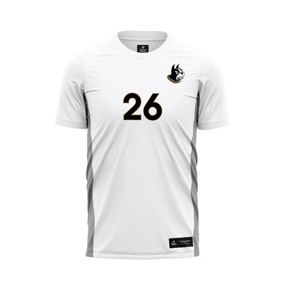 Wofford - NCAA Men's Soccer : Paolo Vela - White Soccer Jersey-0