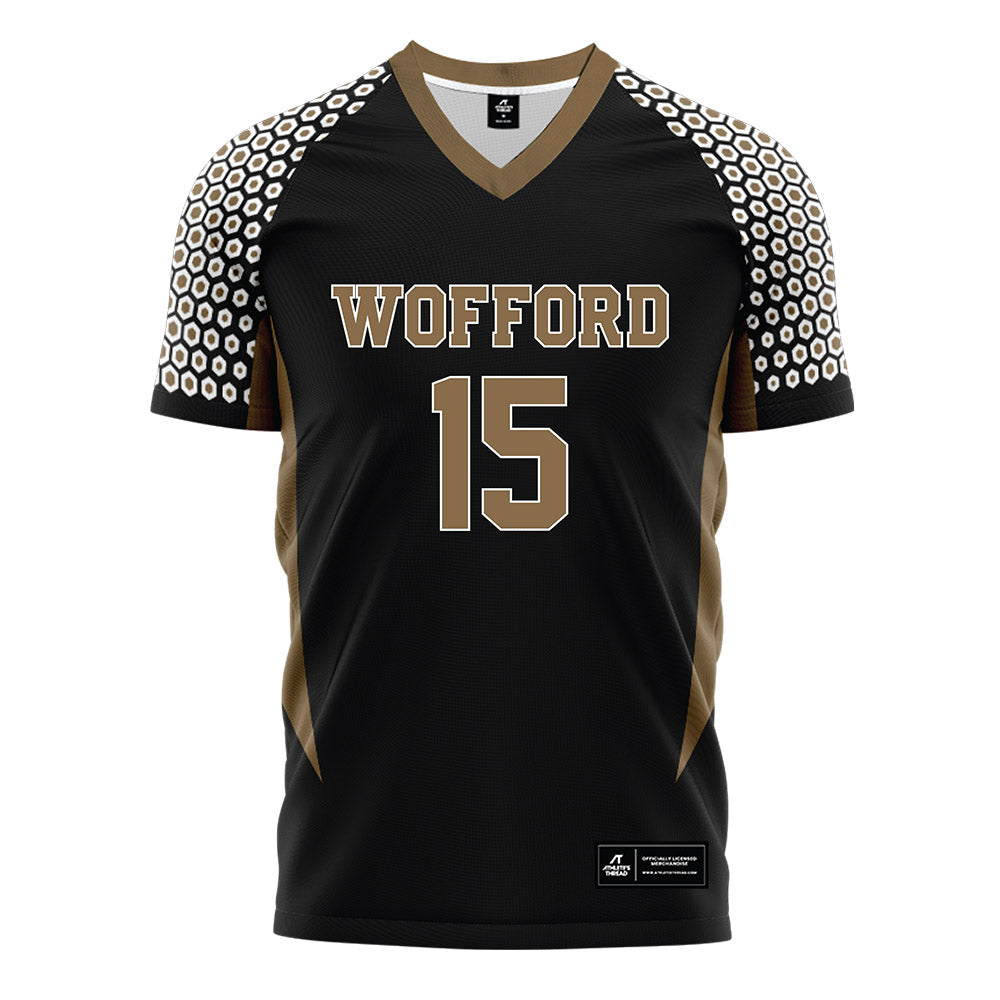 Wofford - NCAA Women's Soccer : Delaney Minor - Black Soccer Jersey-0