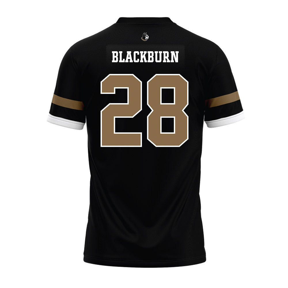 Wofford - NCAA Football : Whit Blackburn - Black Premium Football Jersey-1