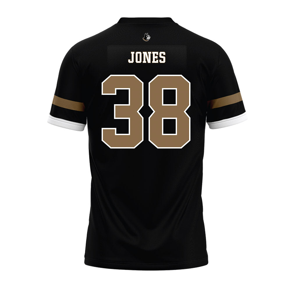 Wofford - NCAA Football : Bridger Jones - Black Premium Football Jersey-1