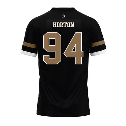Wofford - NCAA Football : Cooper Horton - Black Premium Football Jersey-1