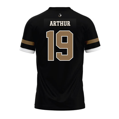 Wofford - NCAA Football : Mark Arthur - Black Premium Football Jersey-1