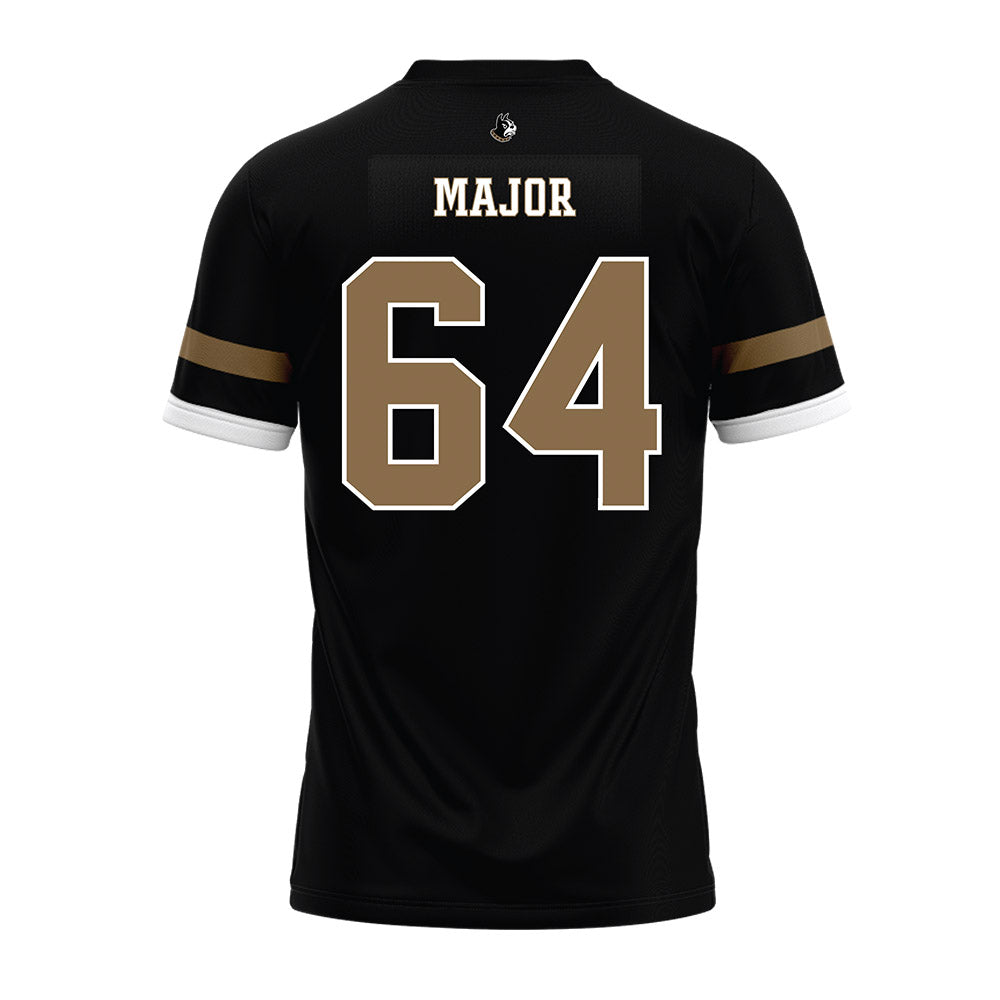 Wofford - NCAA Football : Gavin Major - Black Premium Football Jersey-1