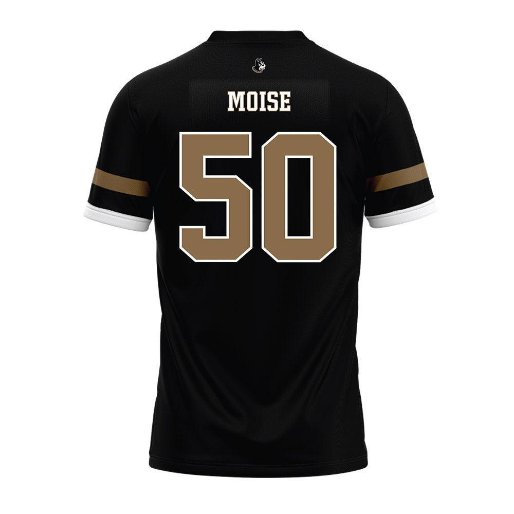 Wofford - NCAA Football : G-Luke Moise - Black Premium Football Jersey-1