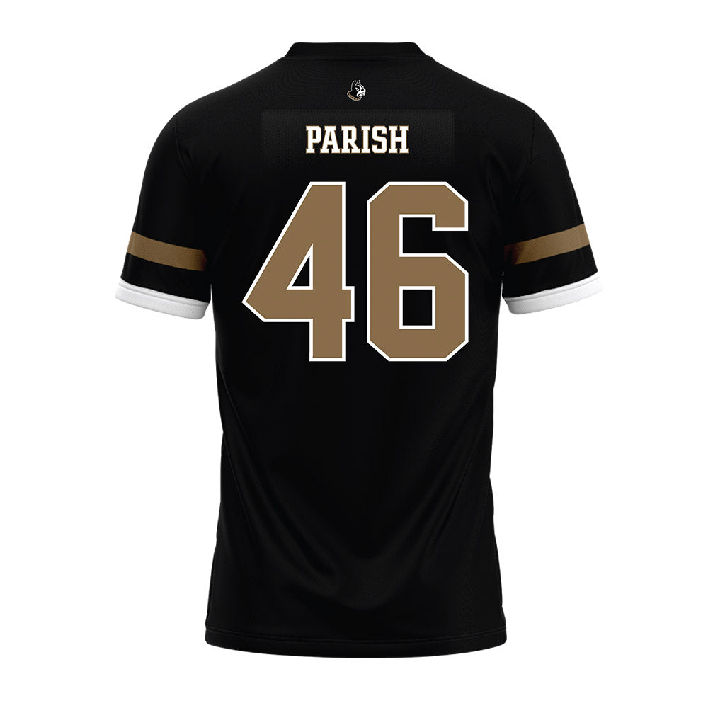 Wofford - NCAA Football : Silas Parish - Black Premium Football Jersey-1