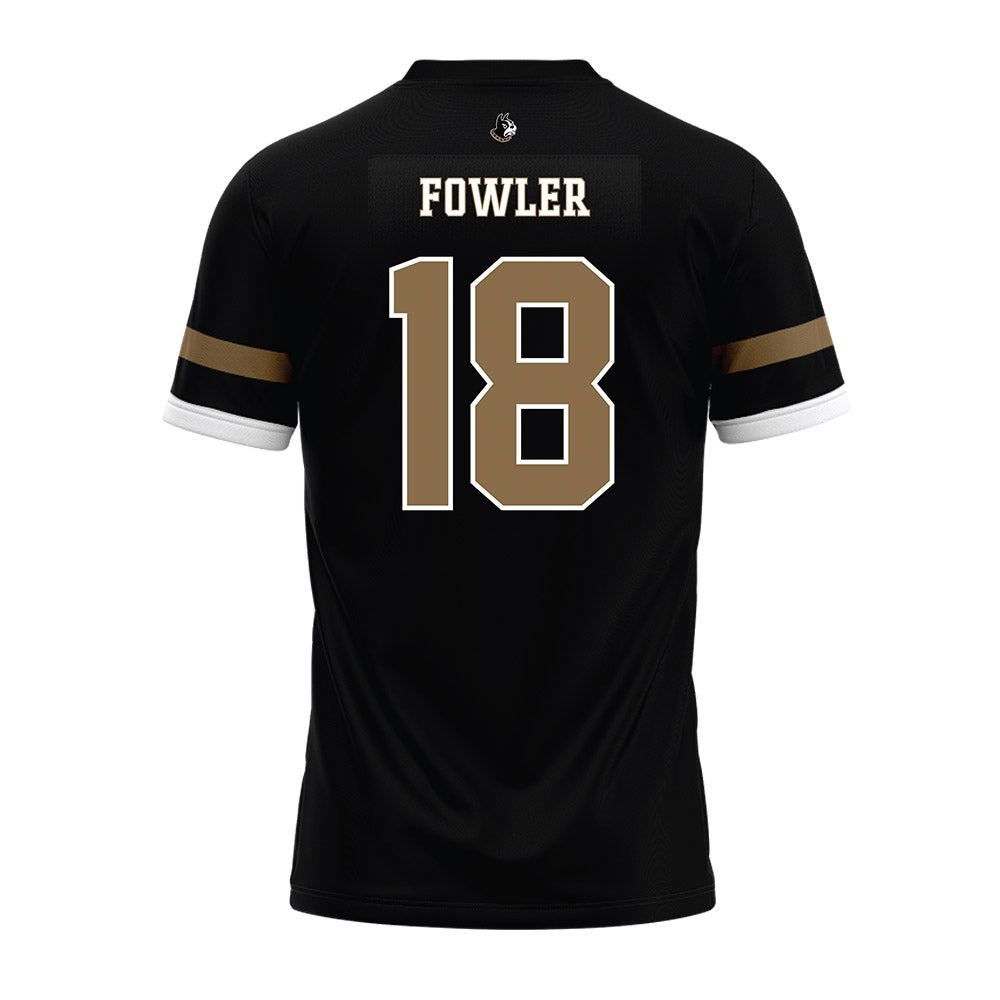Wofford - NCAA Football : Jaden Fowler - Black Premium Football Jersey-1