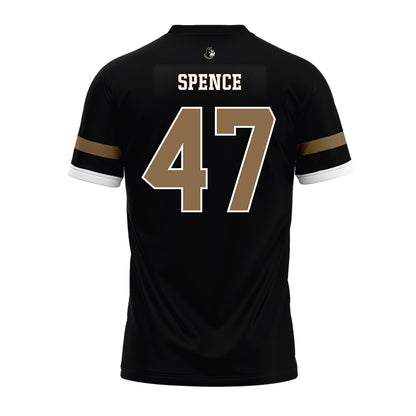 Wofford - NCAA Football : Sam Spence - Black Premium Football Jersey-1