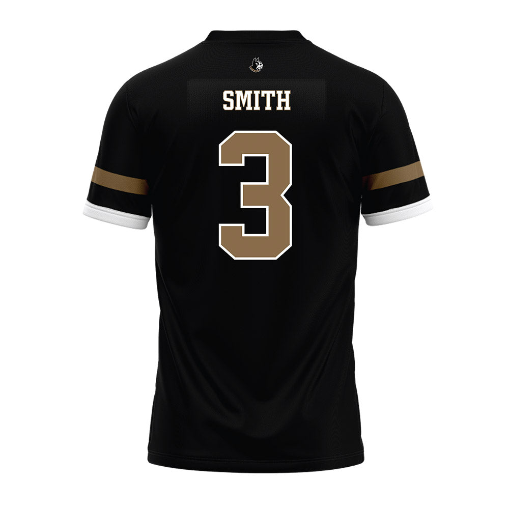 Wofford - NCAA Football : Cam Smith - Black Premium Football Jersey-1