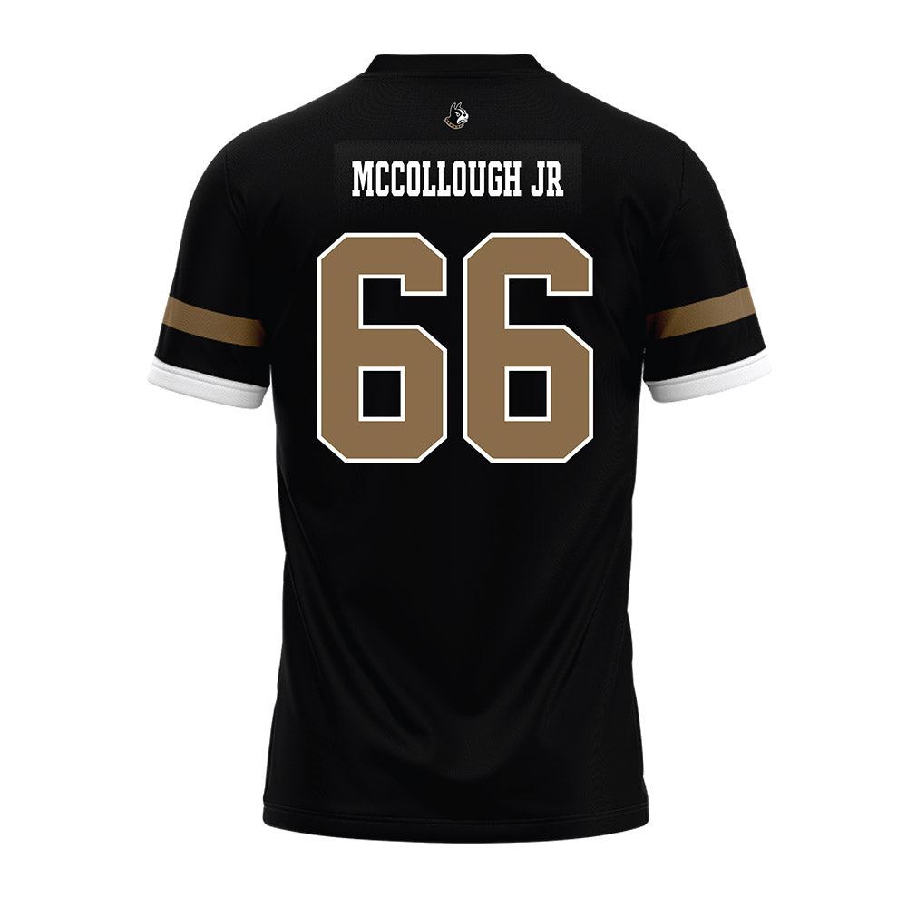 Wofford - NCAA Football : Ramon McCollough Jr - Black Premium Football Jersey-1