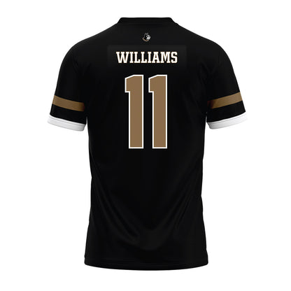 Wofford - NCAA Football : Alijah Williams - Black Premium Football Jersey-1