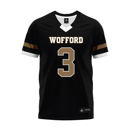 Wofford - NCAA Football : Cam Smith - Black Premium Football Jersey-0