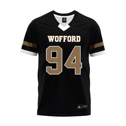 Wofford - NCAA Football : Cooper Horton - Black Premium Football Jersey-0