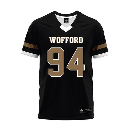 Wofford - NCAA Football : Cooper Horton - Black Premium Football Jersey-0