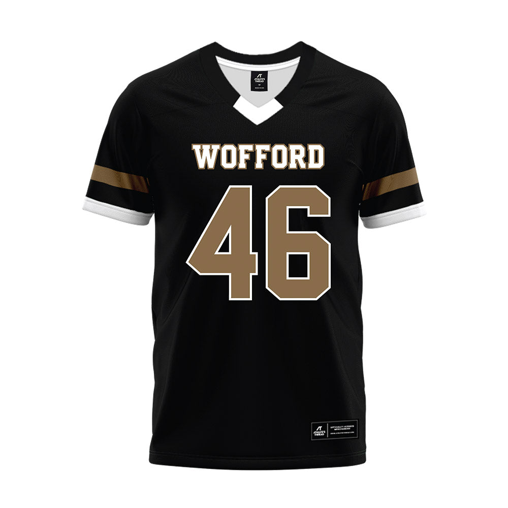 Wofford - NCAA Football : Silas Parish - Black Premium Football Jersey-0