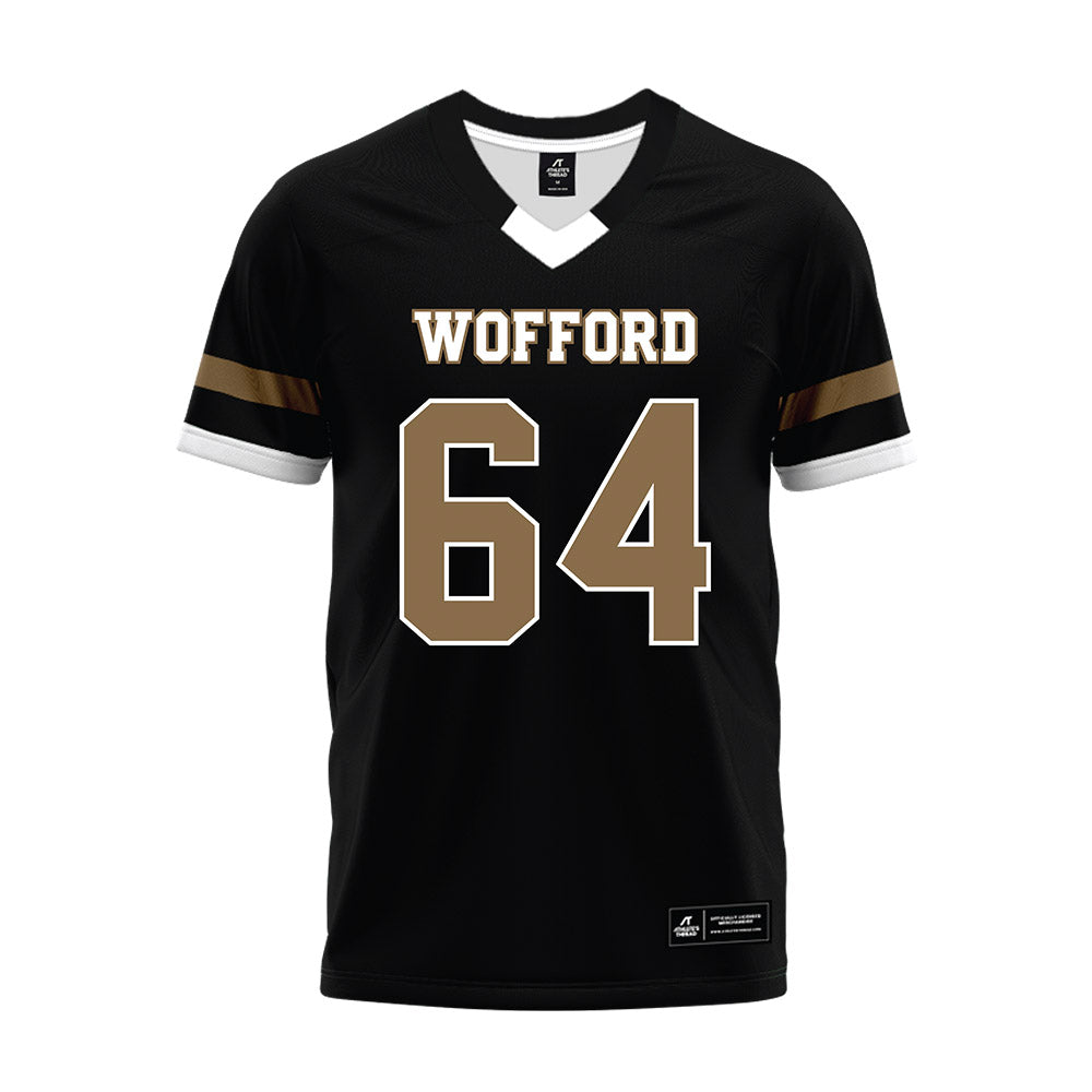 Wofford - NCAA Football : Gavin Major - Black Premium Football Jersey-0