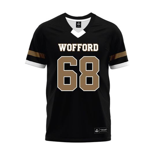 Wofford - NCAA Football : Clayton Hixon - Black Premium Football Jersey-0