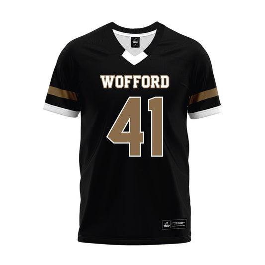 Wofford - NCAA Football : Logan McCloud - Black Premium Football Jersey-0