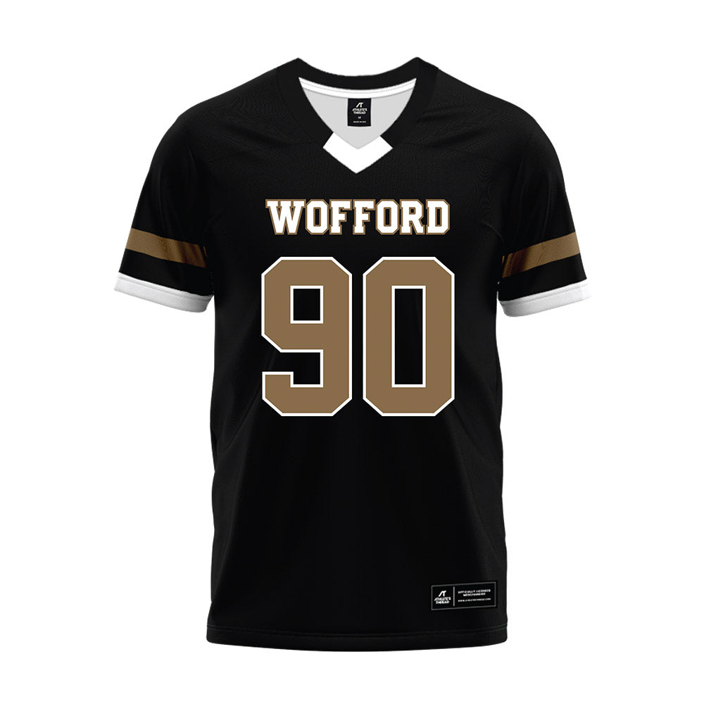 Wofford - NCAA Football : Omarion Brown - Black Premium Football Jersey-0