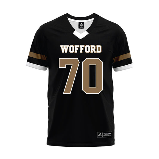 Wofford - NCAA Football : Landon Harris - Black Premium Football Jersey-0