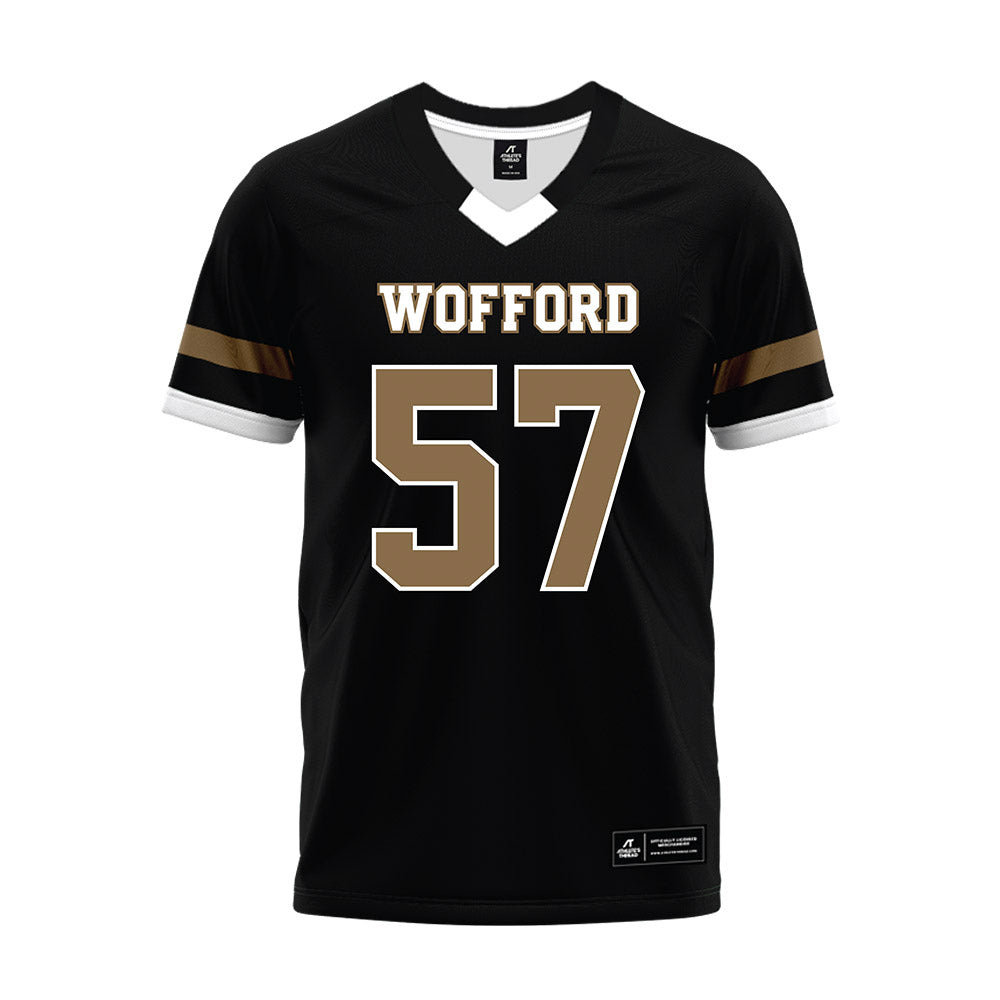 Wofford - NCAA Football : Von Lindsey - Black Premium Football Jersey-0