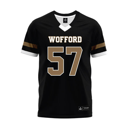 Wofford - NCAA Football : Von Lindsey - Black Premium Football Jersey-0